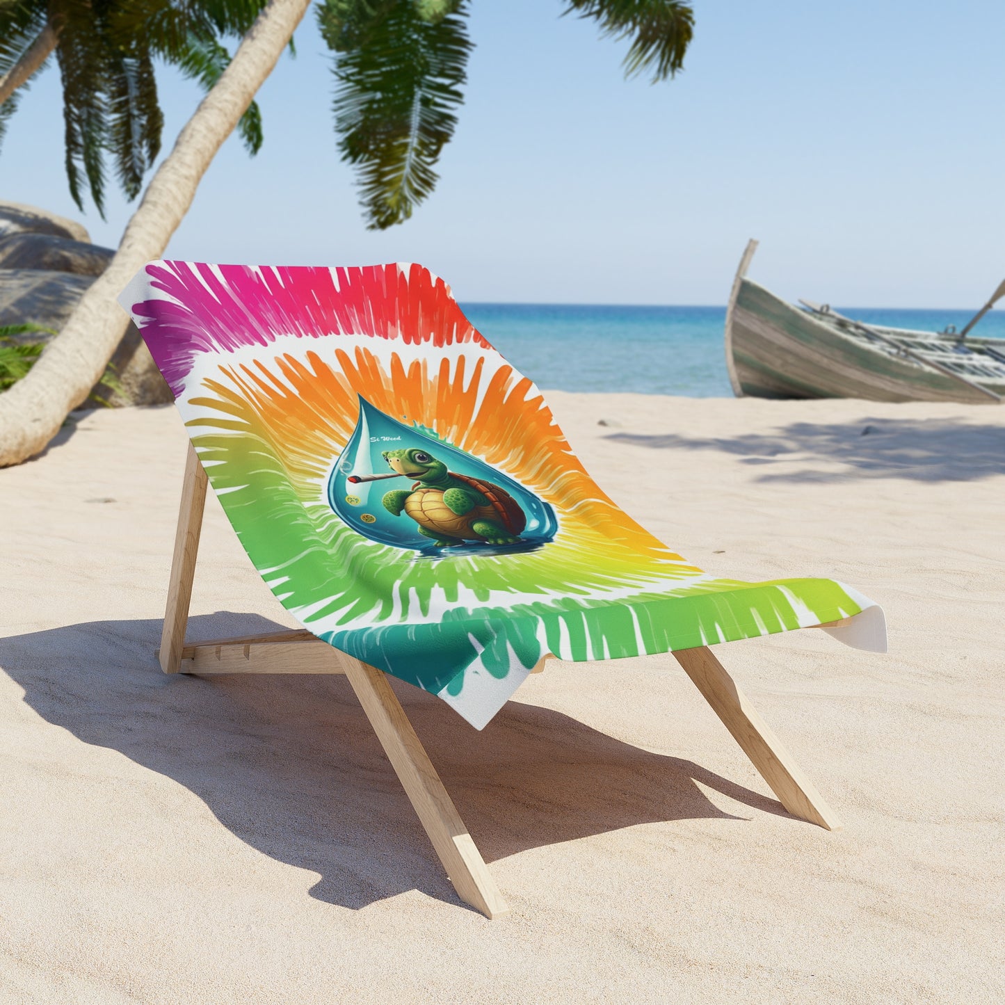 Tie Dye Turtle Beach Towel