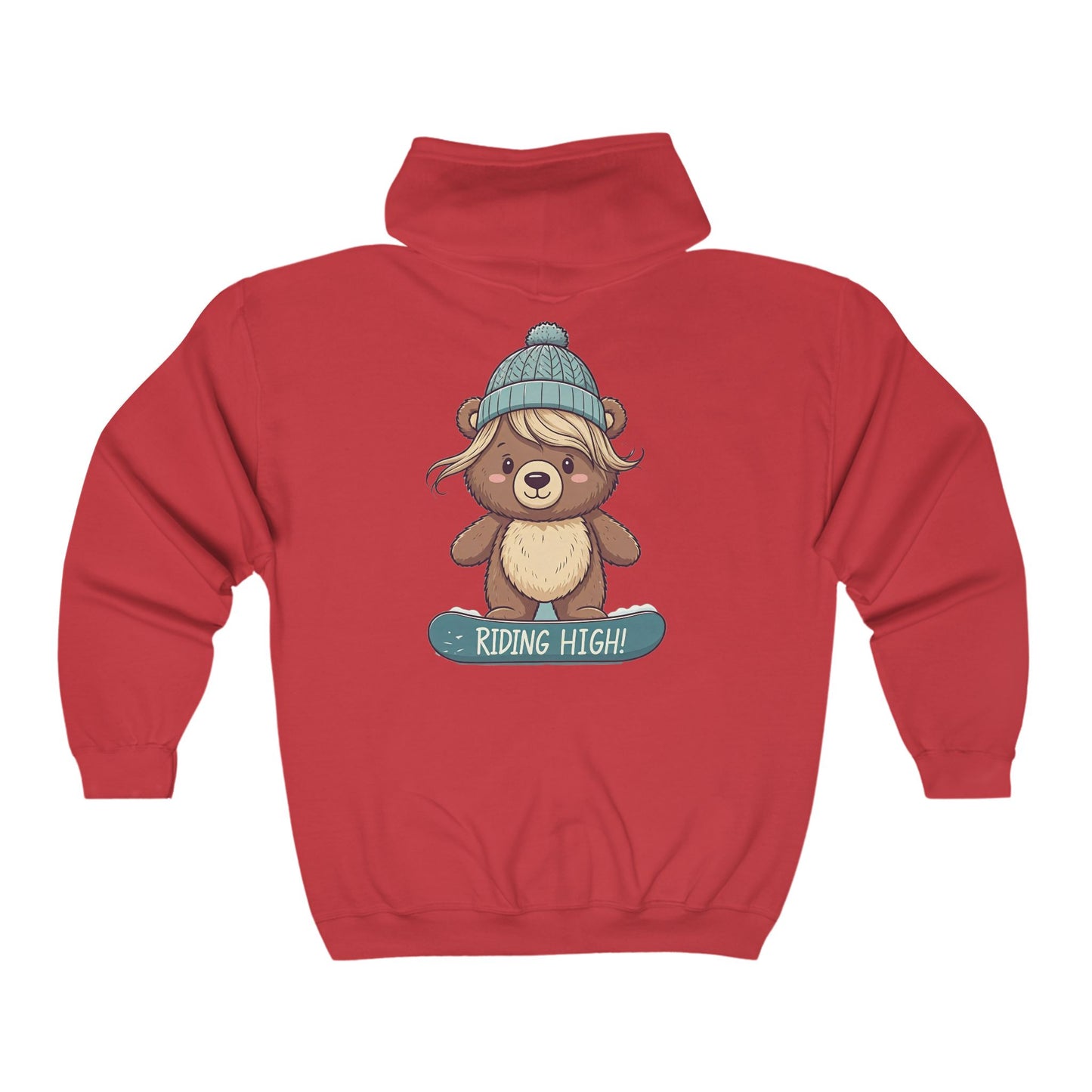 Riding High - Lilly Bear Edition Unisex Heavy Blend™ Full Zip Hooded Sweatshirt