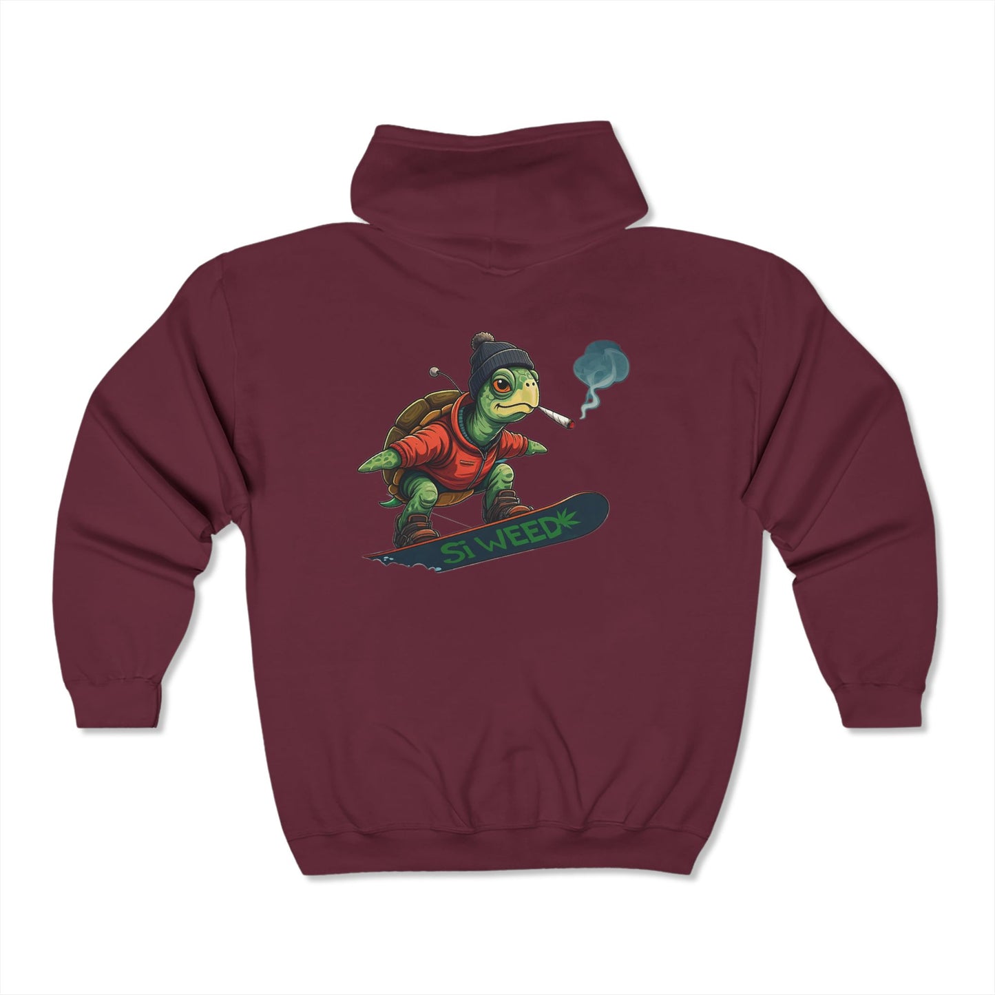Si Weed Winter Edition Unisex Heavy Blend™ Full Zip Hooded Sweatshirt
