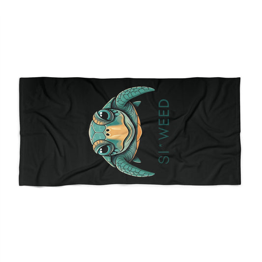 Si Weed Apparel Beach Towel