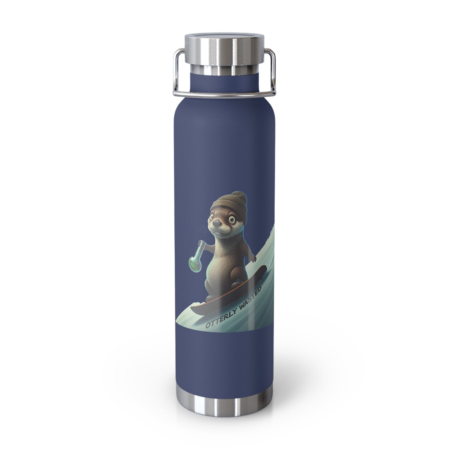 Otterly Wasted Copper Vacuum Insulated Bottle, 22oz