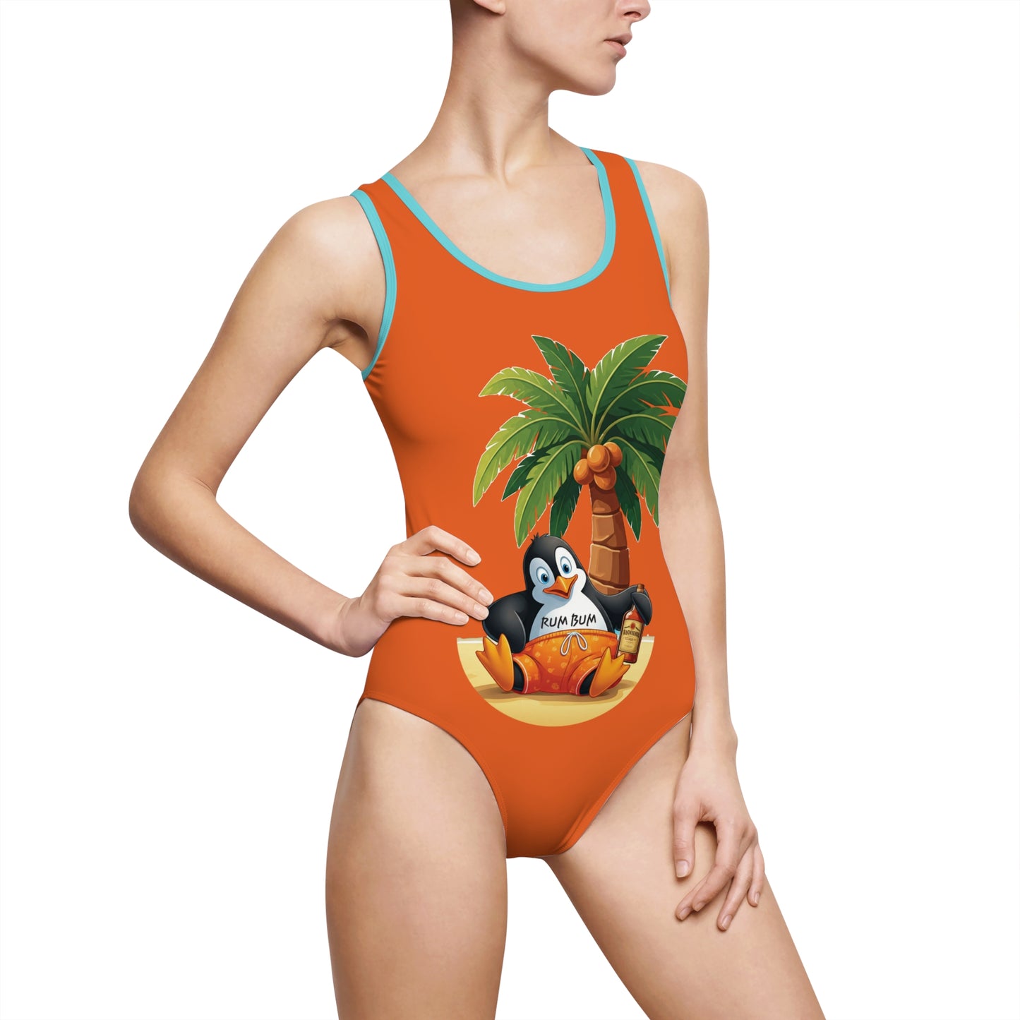 Rum Bum Women's Classic One-Piece Swimsuit (AOP)