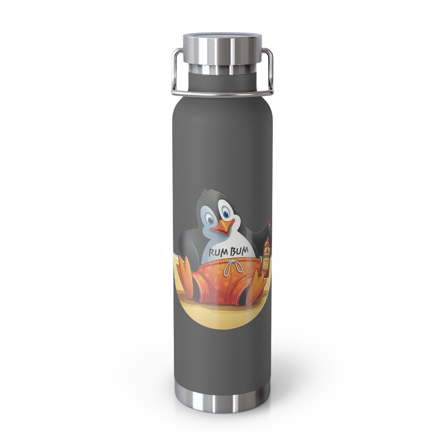 Rum Bum Copper Vacuum Insulated Bottle, 22oz