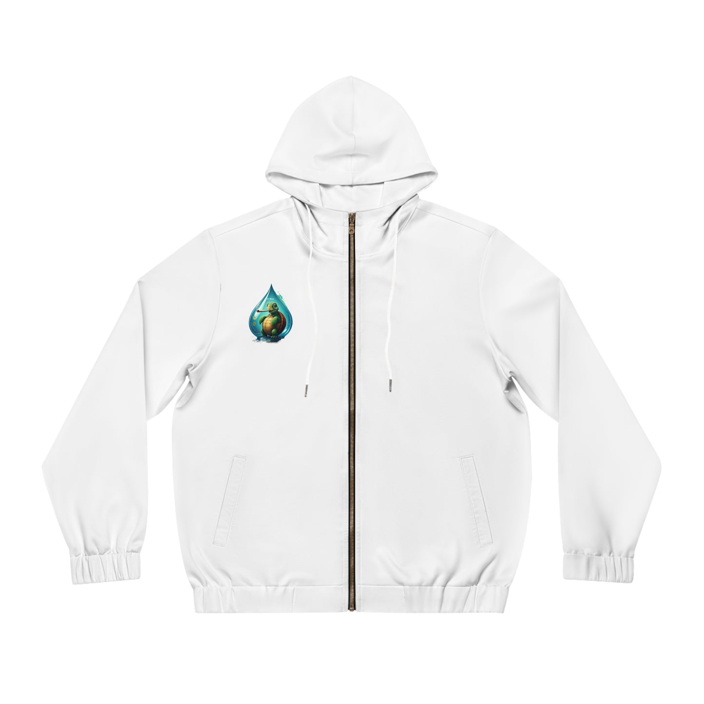 Stoned Stingray - Winter Edition Men's Full-Zip Hoodie (AOP)