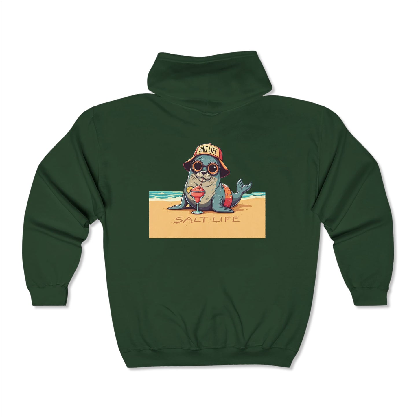 Salt Life Unisex Heavy Blend™ Full Zip Hooded Sweatshirt