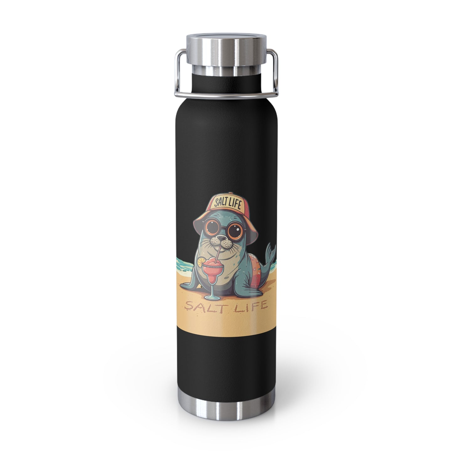 Salt Life Copper Vacuum Insulated Bottle, 22oz