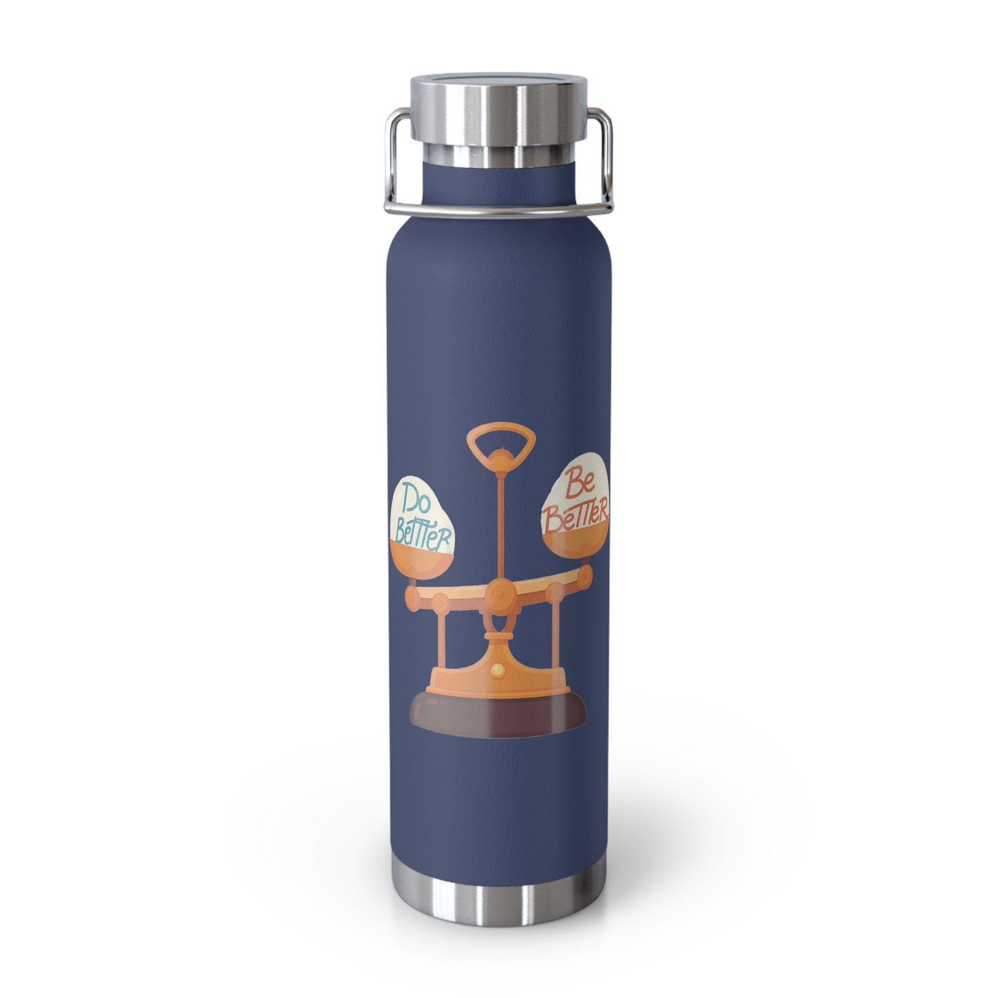 Do Better, Be Better Copper Vacuum Insulated Bottle, 22oz