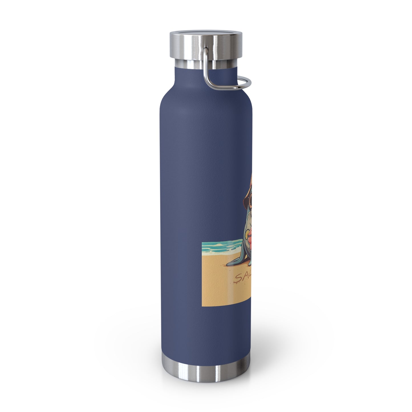 Salt Life Copper Vacuum Insulated Bottle, 22oz