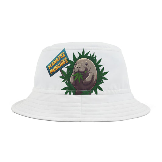 Manatee Munchies Bucket Hat (AOP)