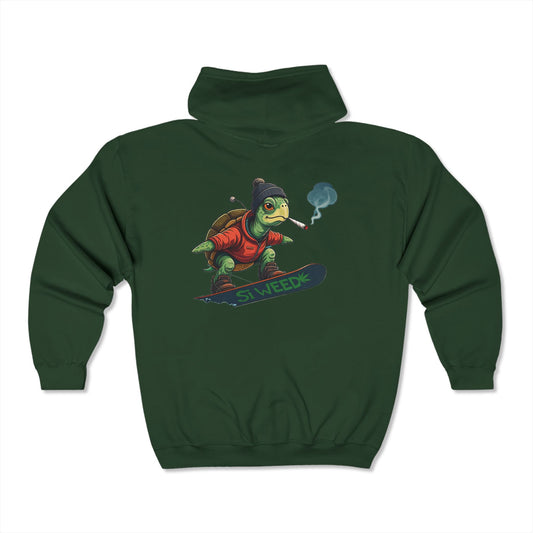 Si Weed Winter Edition Unisex Heavy Blend™ Full Zip Hooded Sweatshirt