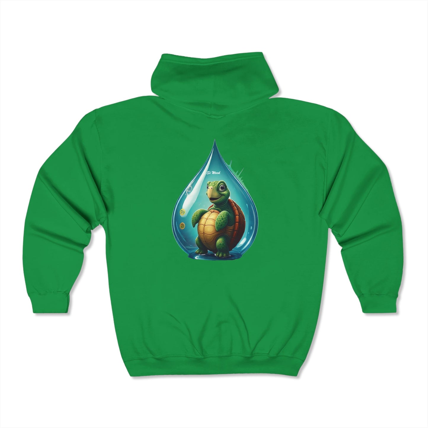 Si Weed Non 420 Edition Unisex Heavy Blend™ Full Zip Hooded Sweatshirt