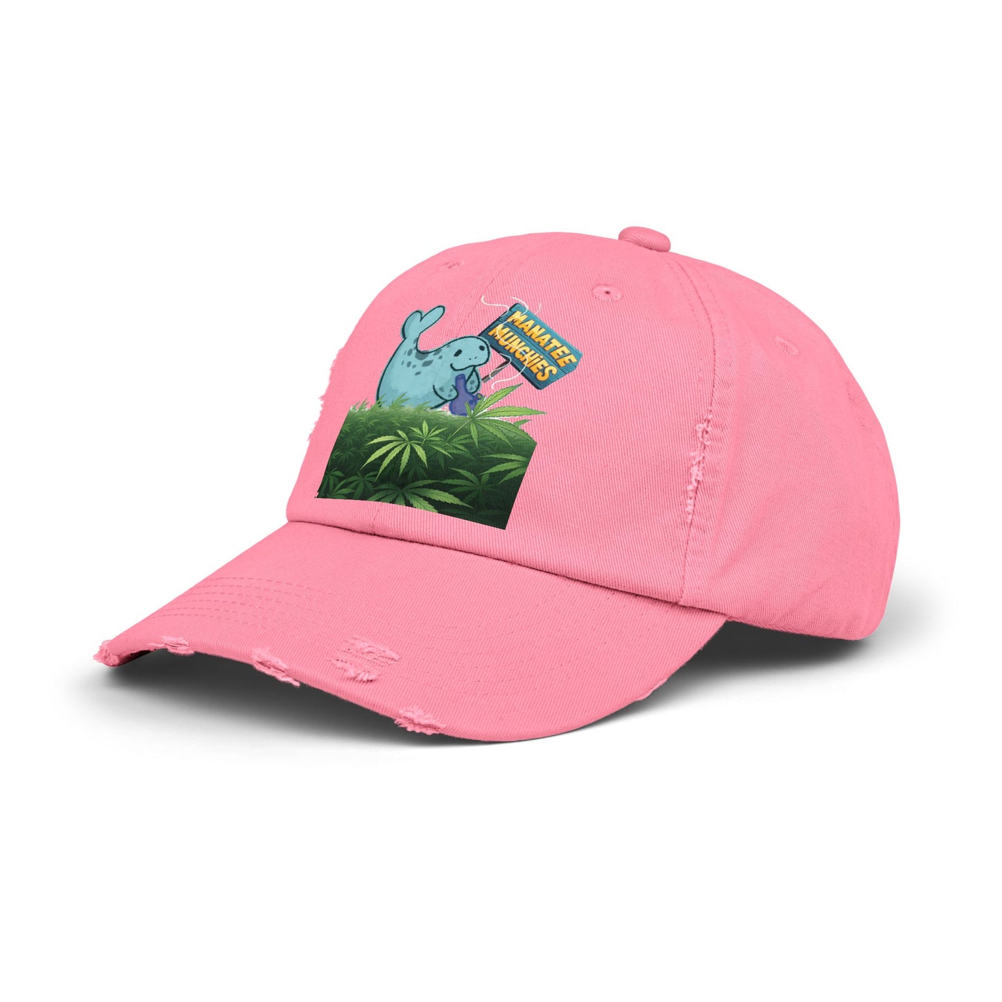 Manatee Munchies OG Edition Unisex Distressed Cap