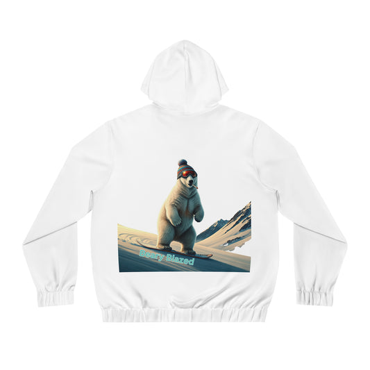Beary Blazed Full-Zip Hoodie (AOP)