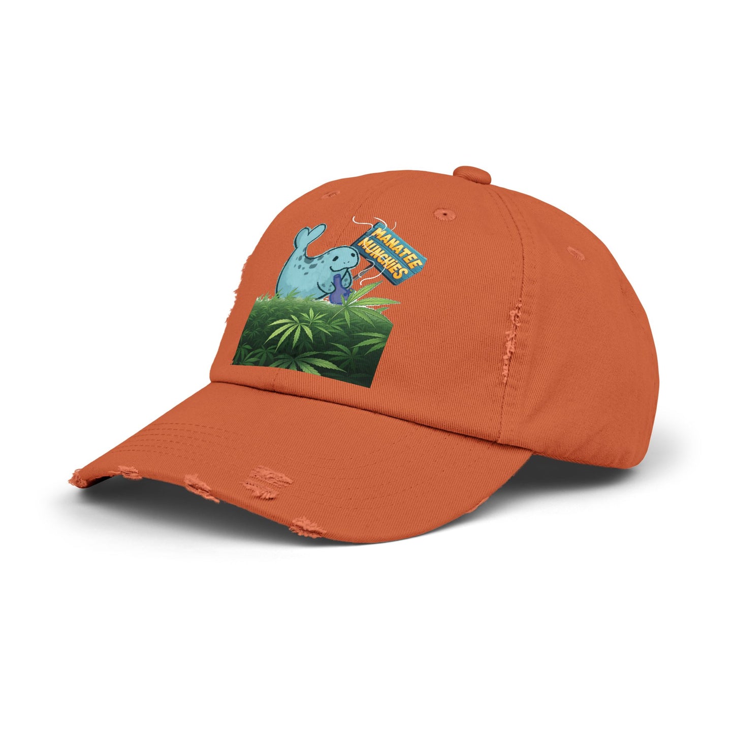 Manatee Munchies OG Edition Unisex Distressed Cap