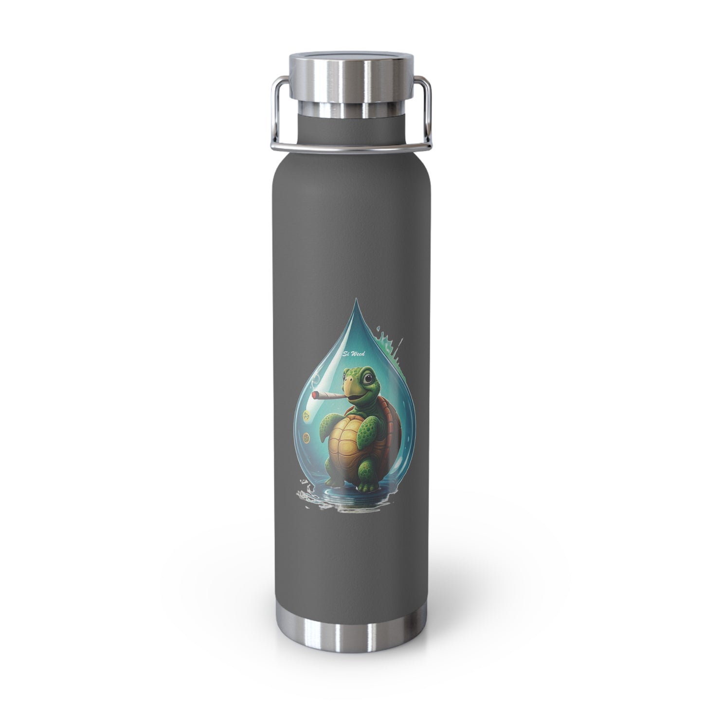 Si Weed Copper Vacuum Insulated Bottle, 22oz