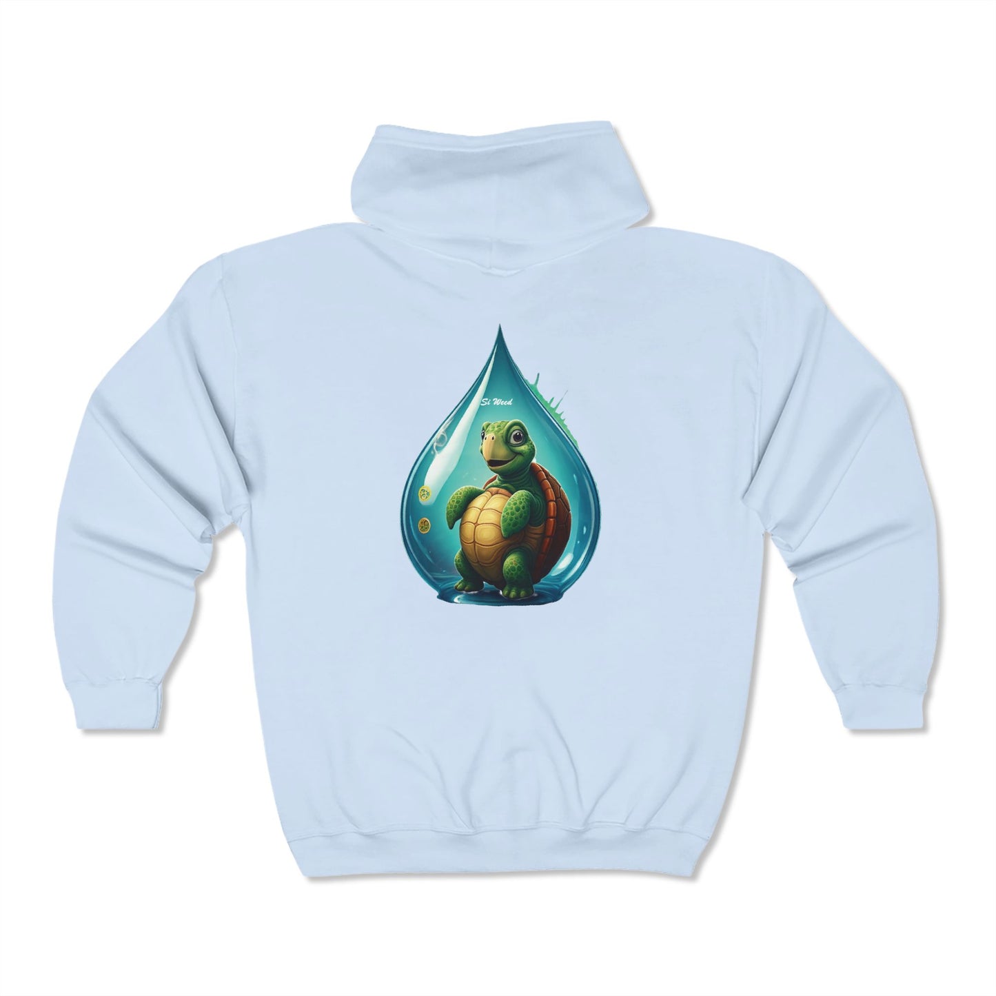 Si Weed Non 420 Edition Unisex Heavy Blend™ Full Zip Hooded Sweatshirt