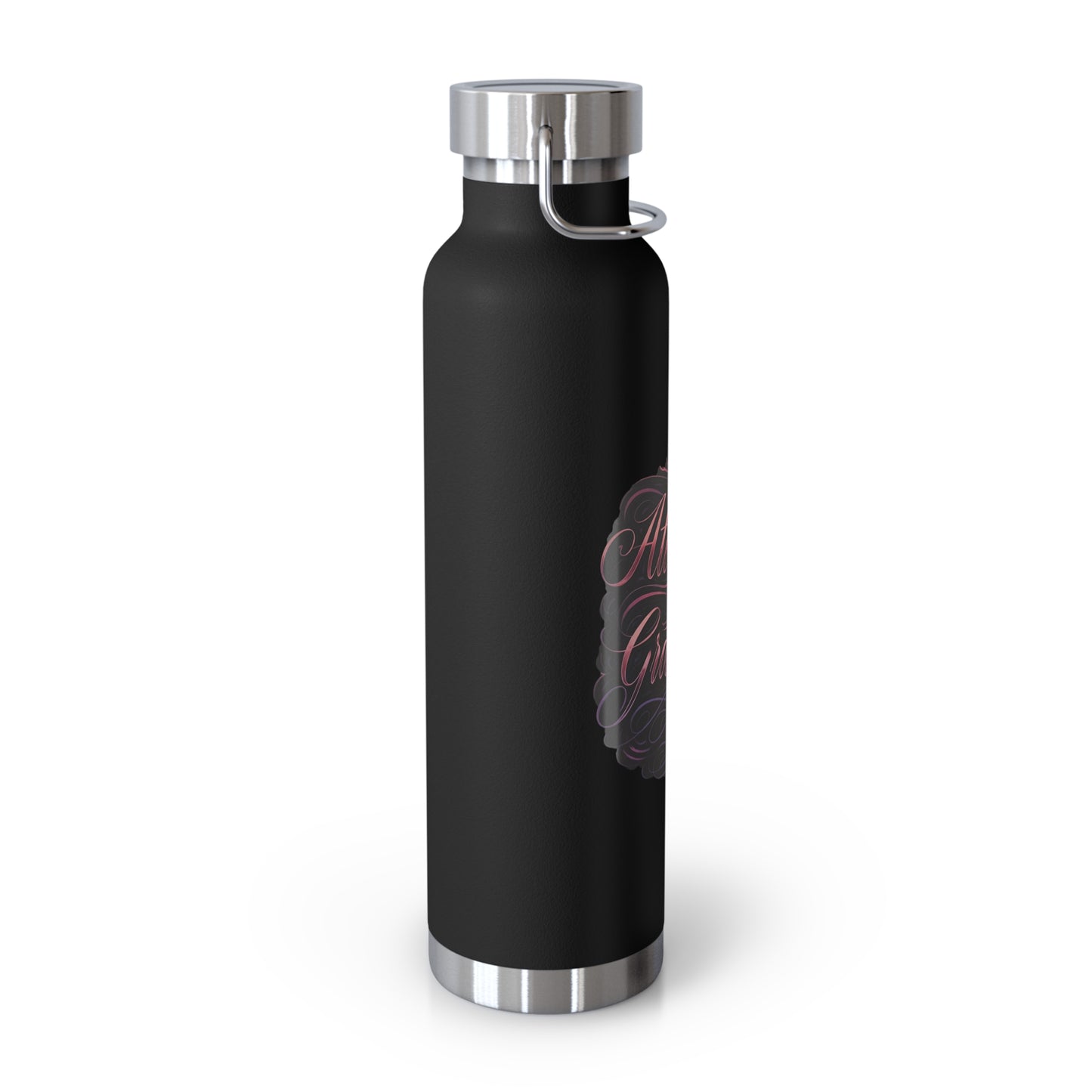 Attitude of Gratitude Copper Vacuum Insulated Bottle, 22oz