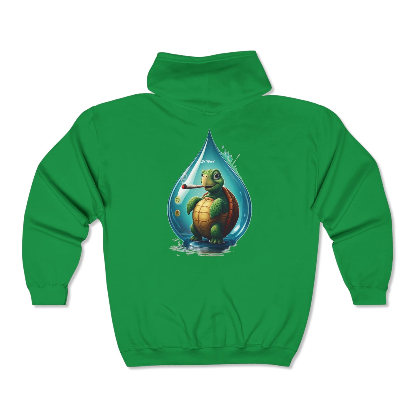 Si Weed Unisex Heavy Blend™ Full Zip Hooded Sweatshirt