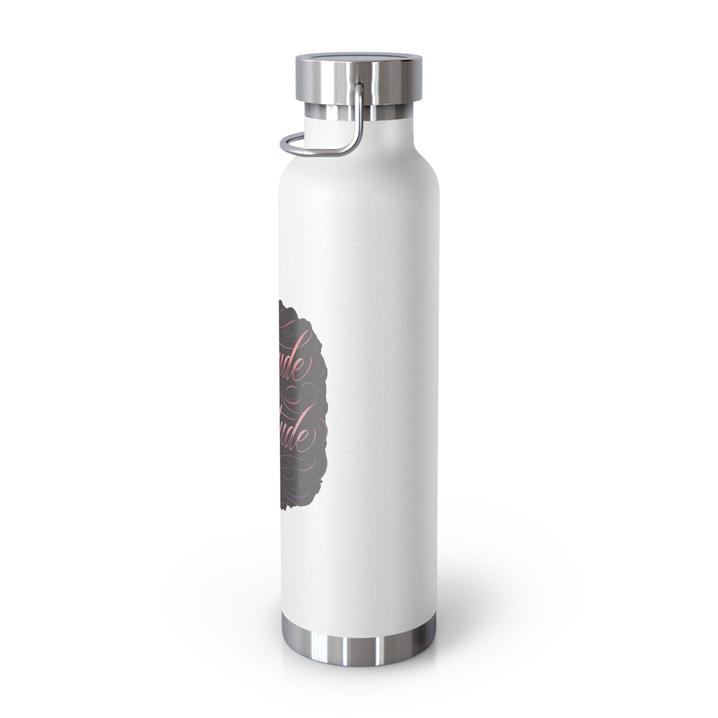 Attitude of Gratitude Copper Vacuum Insulated Bottle, 22oz