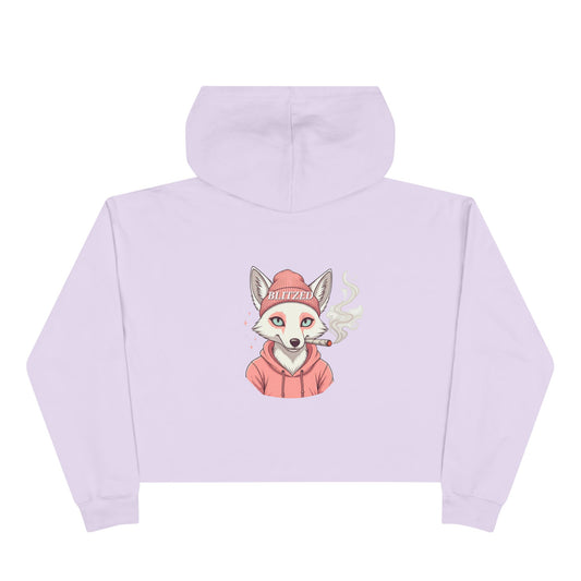 Blitzed Crop Hoodie