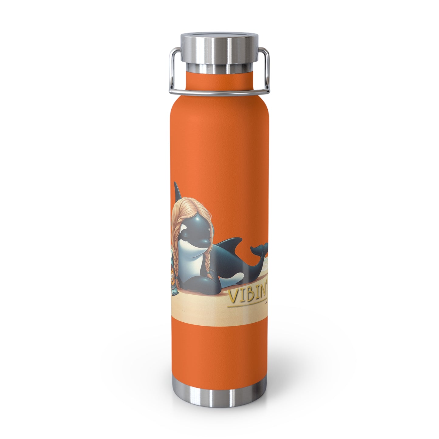 Vibin' Copper Vacuum Insulated Bottle, 22oz