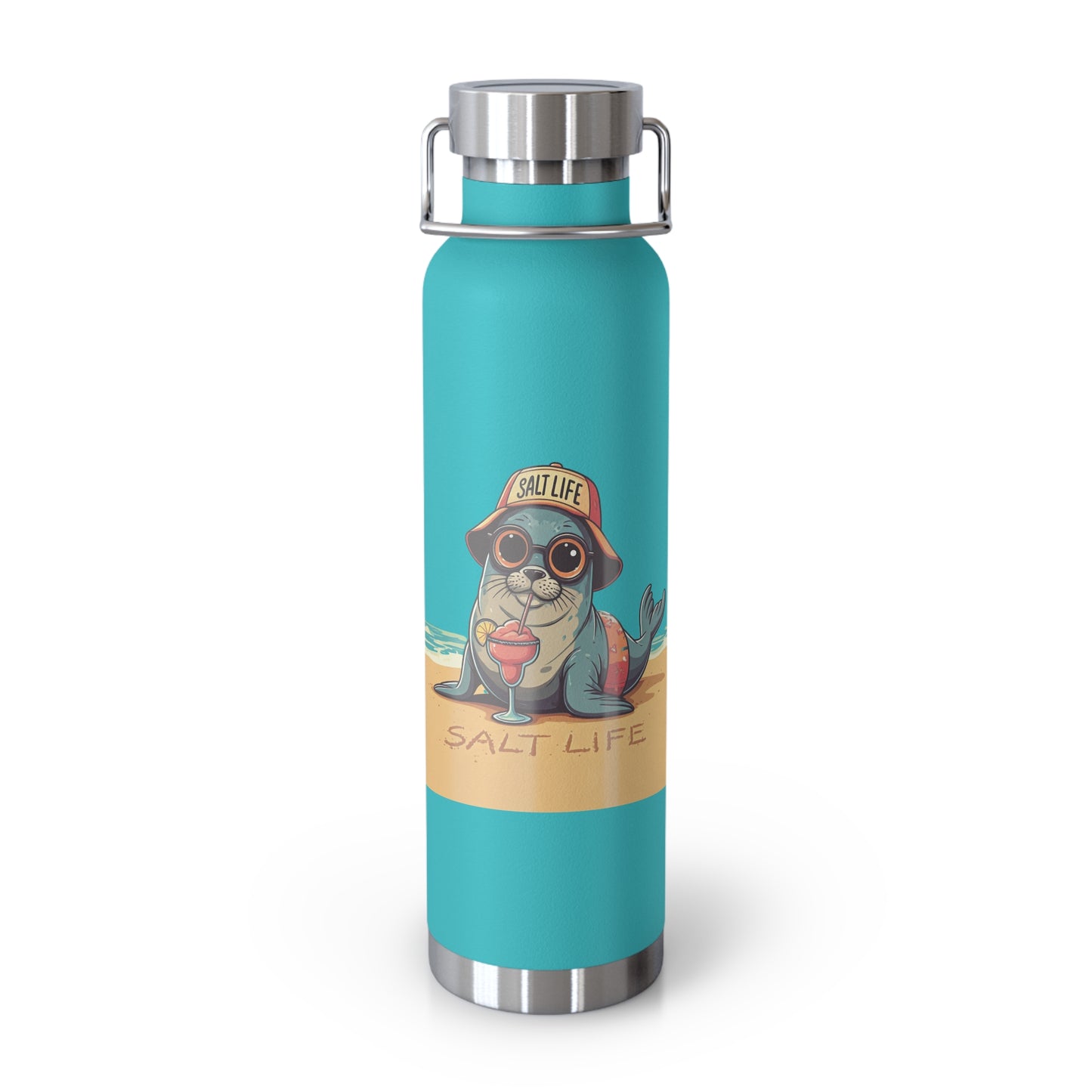 Salt Life Copper Vacuum Insulated Bottle, 22oz