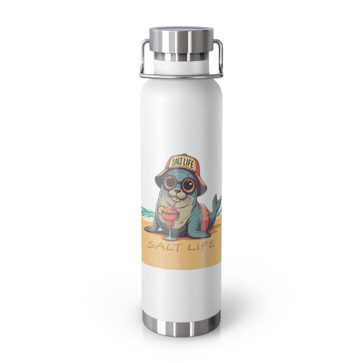Salt Life Copper Vacuum Insulated Bottle, 22oz