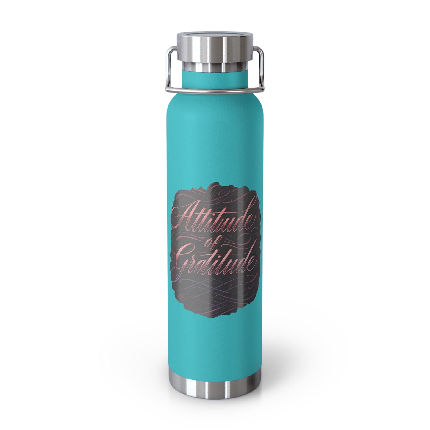 Attitude of Gratitude Copper Vacuum Insulated Bottle, 22oz
