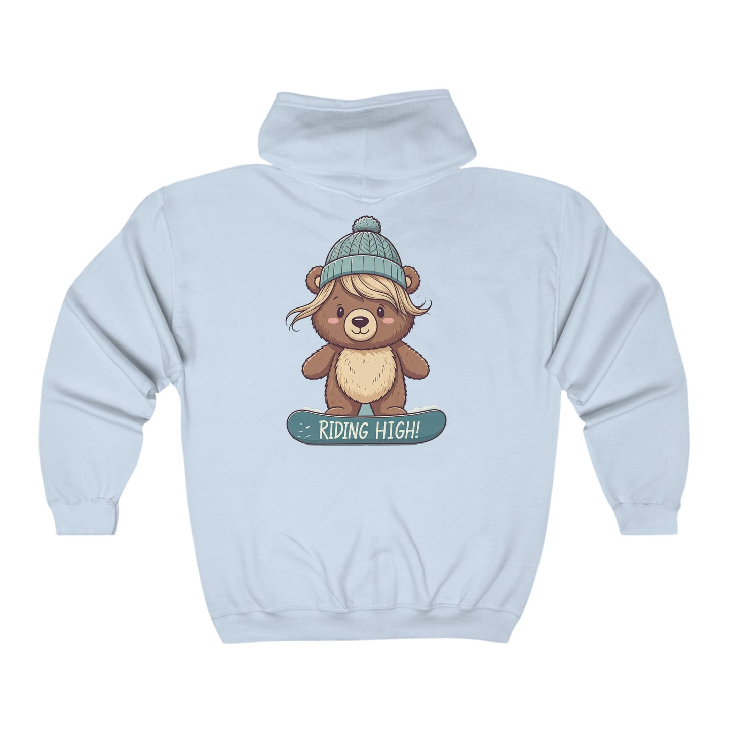 Riding High - Lilly Bear Edition Unisex Heavy Blend™ Full Zip Hooded Sweatshirt
