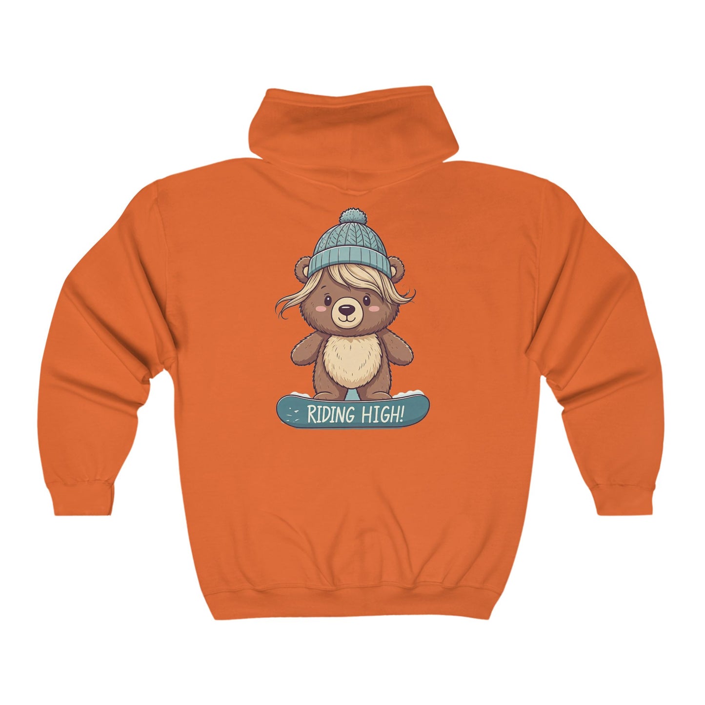 Riding High - Lilly Bear Edition Unisex Heavy Blend™ Full Zip Hooded Sweatshirt