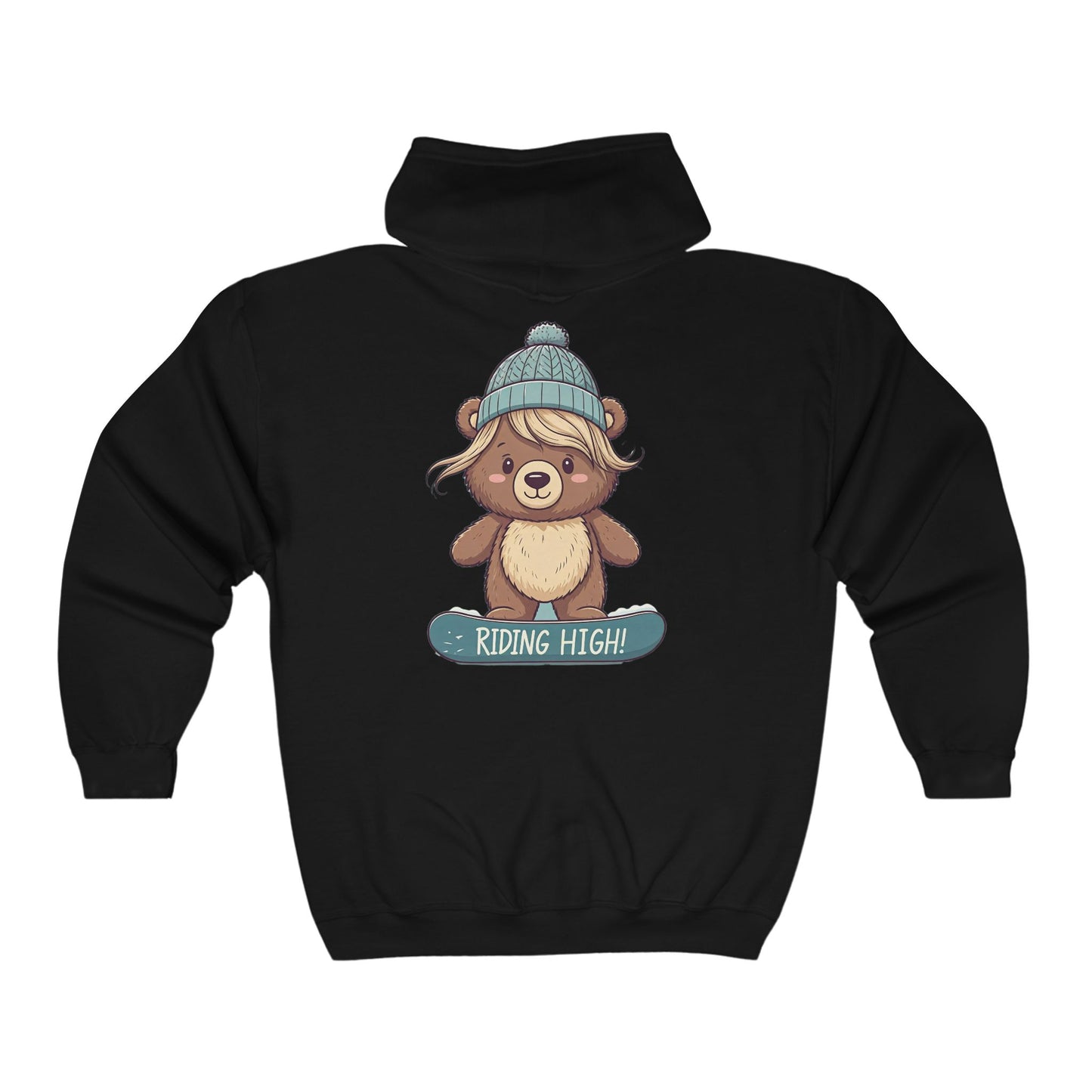 Riding High - Lilly Bear Edition Unisex Heavy Blend™ Full Zip Hooded Sweatshirt