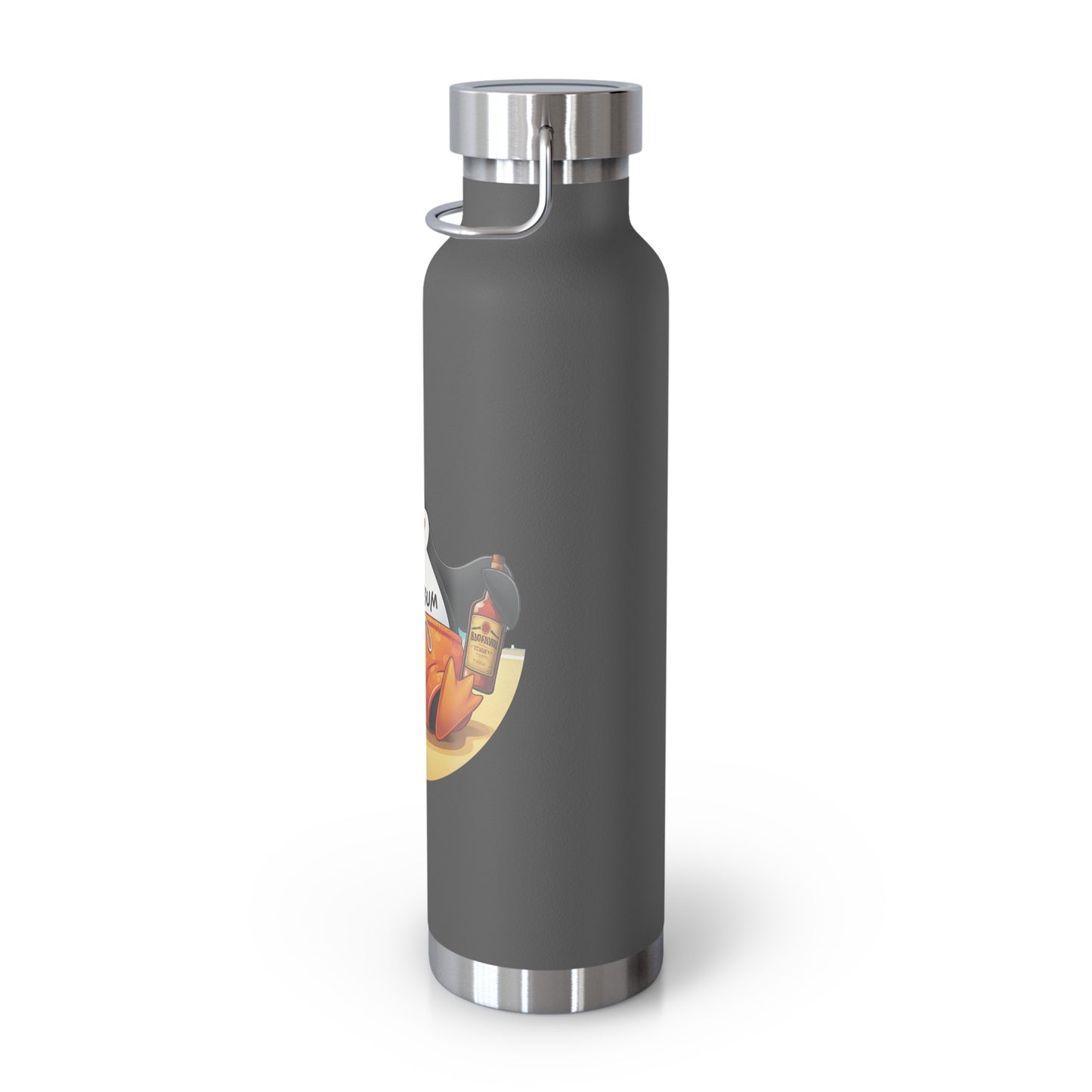 Rum Bum Copper Vacuum Insulated Bottle, 22oz