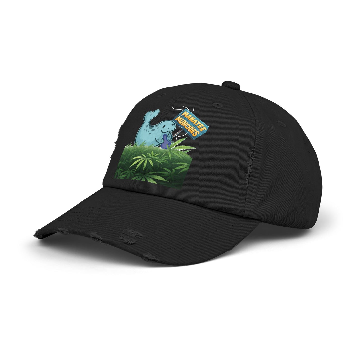 Manatee Munchies OG Edition Unisex Distressed Cap