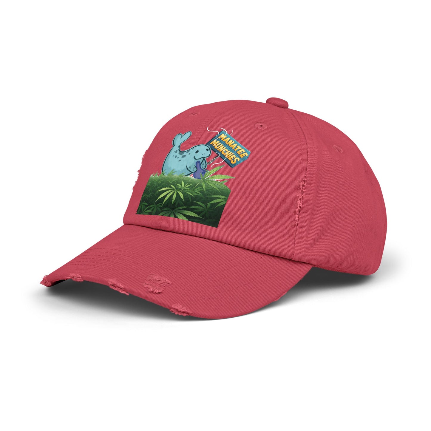 Manatee Munchies OG Edition Unisex Distressed Cap
