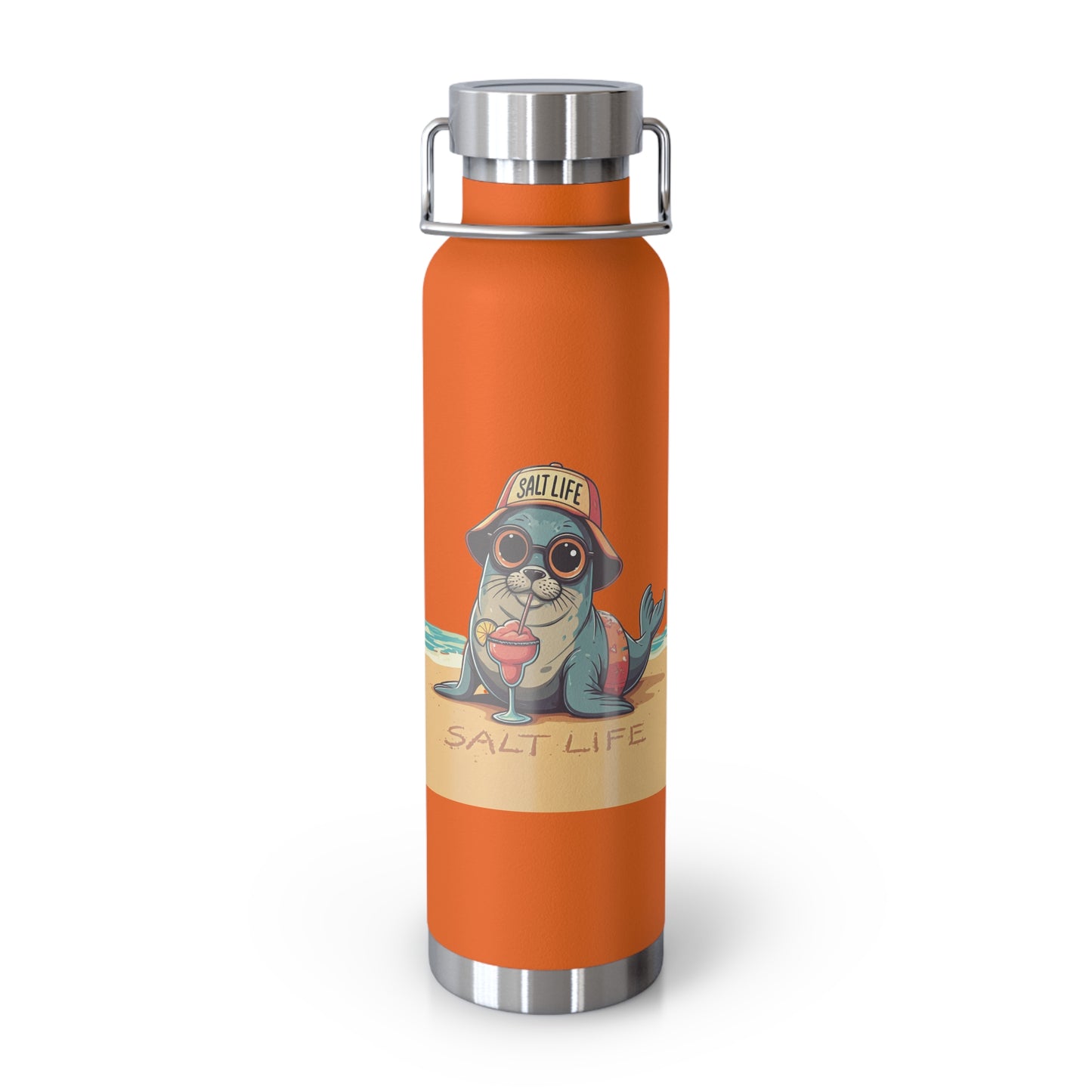 Salt Life Copper Vacuum Insulated Bottle, 22oz