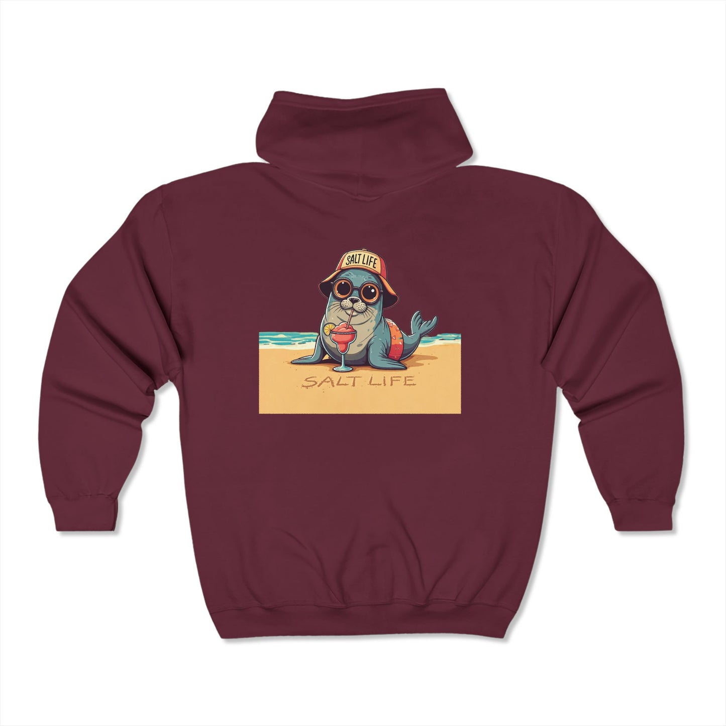 Salt Life Unisex Heavy Blend™ Full Zip Hooded Sweatshirt