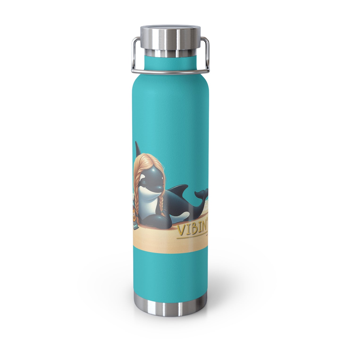 Vibin' Copper Vacuum Insulated Bottle, 22oz
