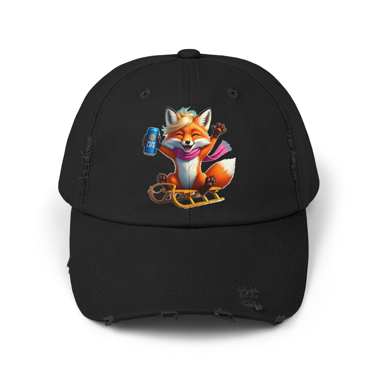 Bud Life Unisex Distressed Cap