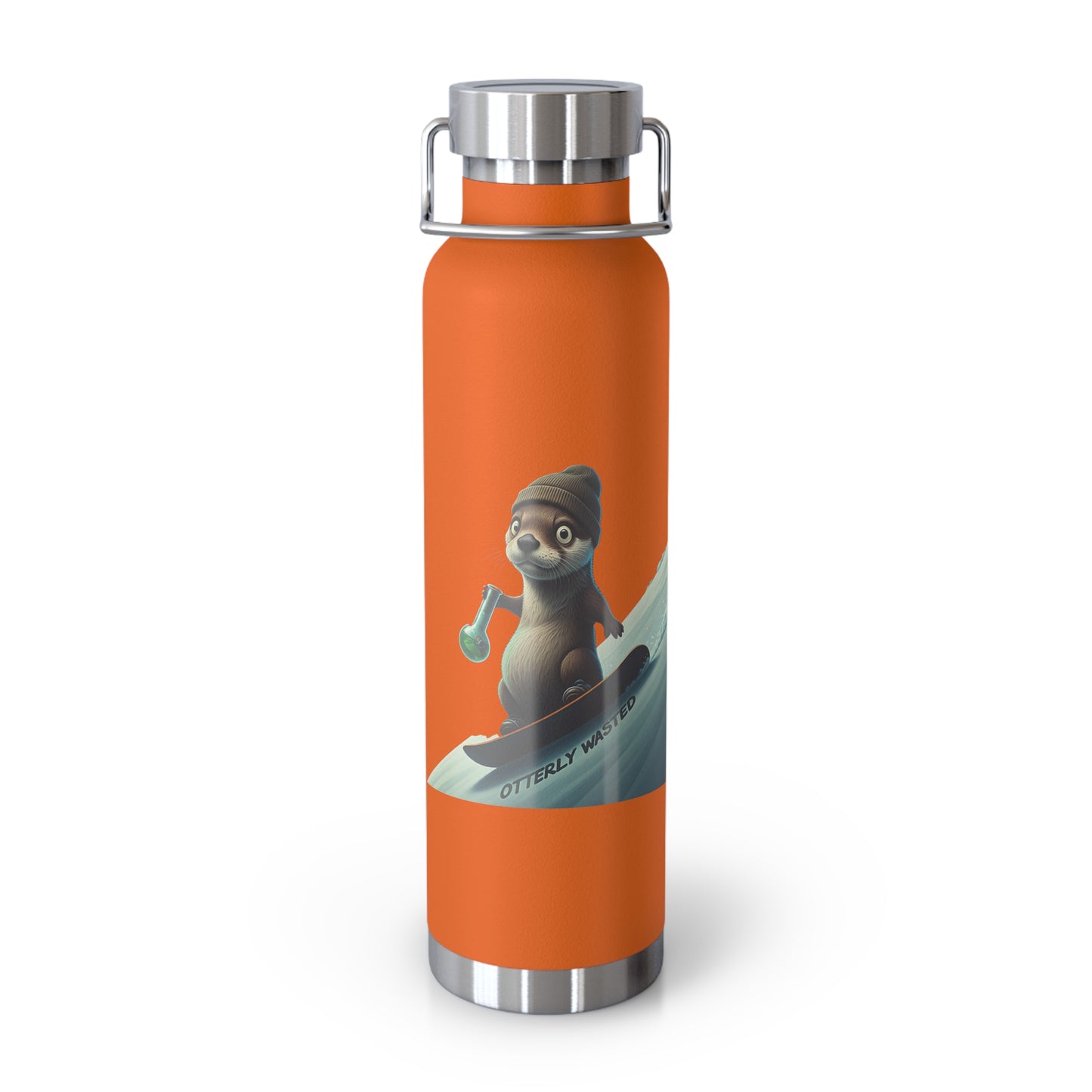 Otterly Wasted Copper Vacuum Insulated Bottle, 22oz