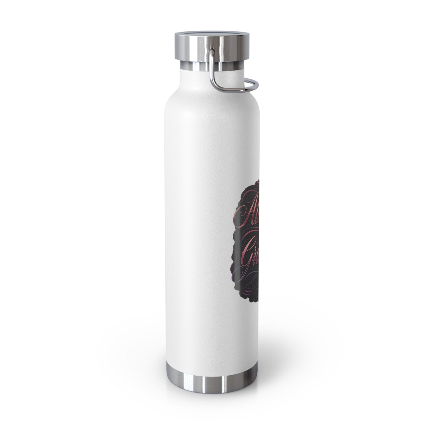 Attitude of Gratitude Copper Vacuum Insulated Bottle, 22oz