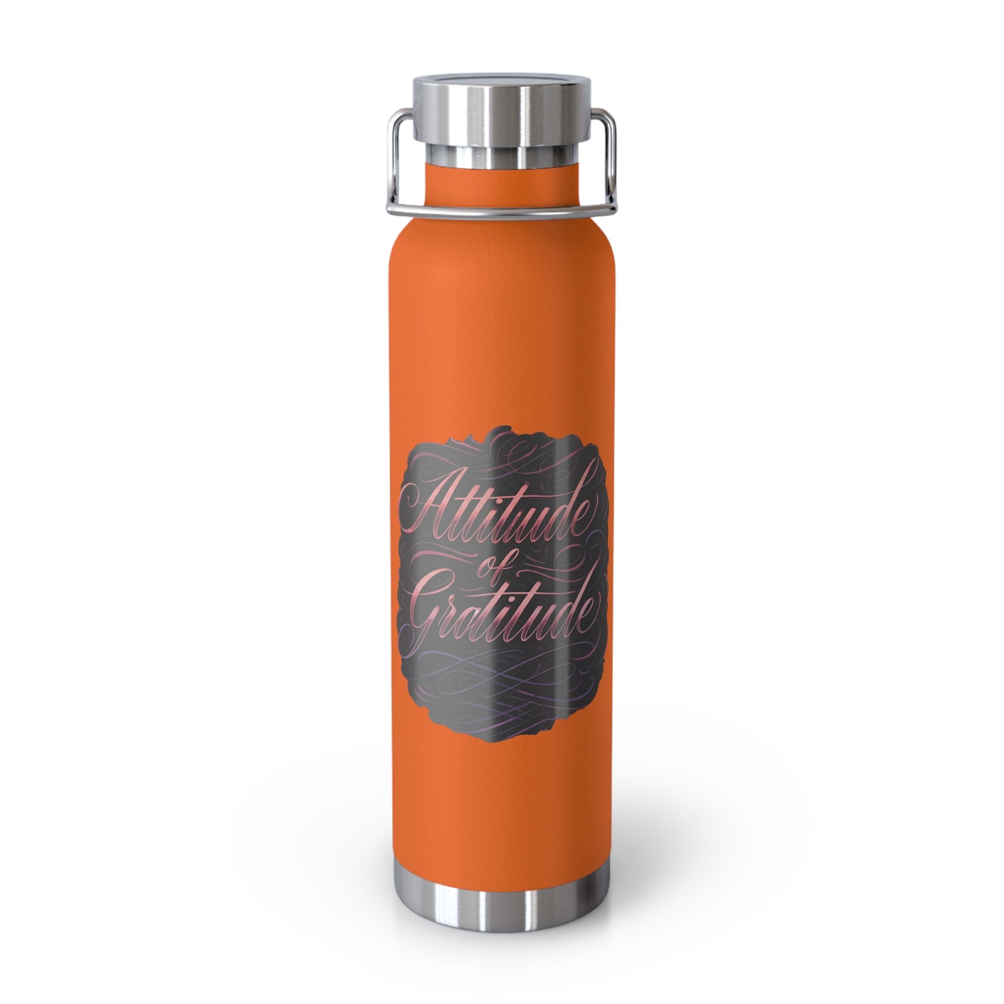 Attitude of Gratitude Copper Vacuum Insulated Bottle, 22oz