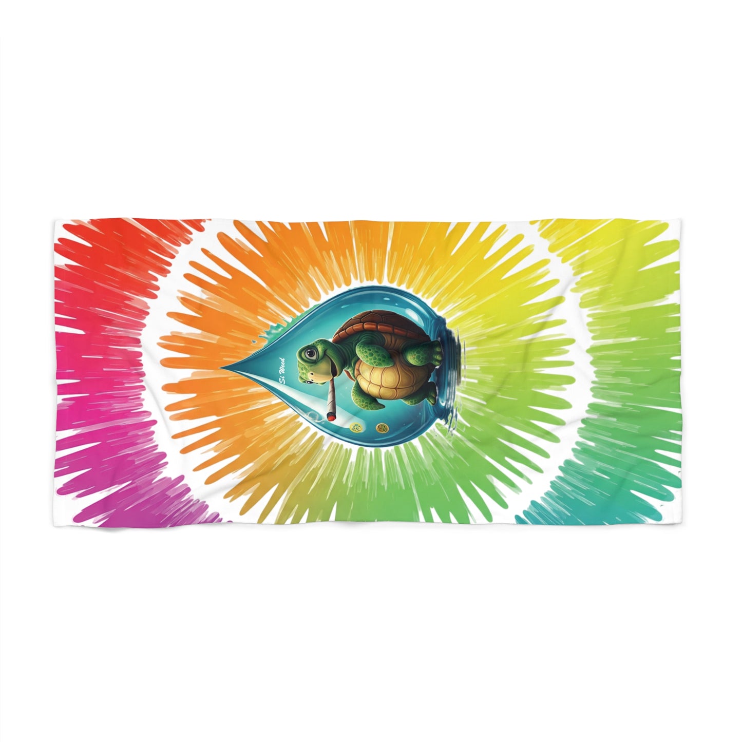 Tie Dye Turtle Beach Towel