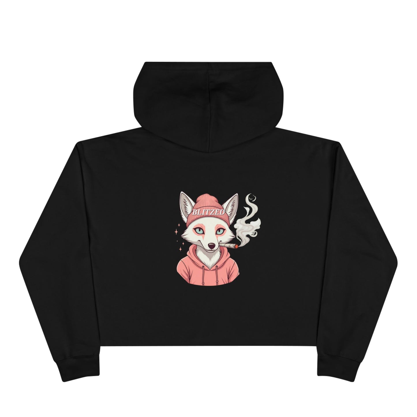 Blitzed Crop Hoodie