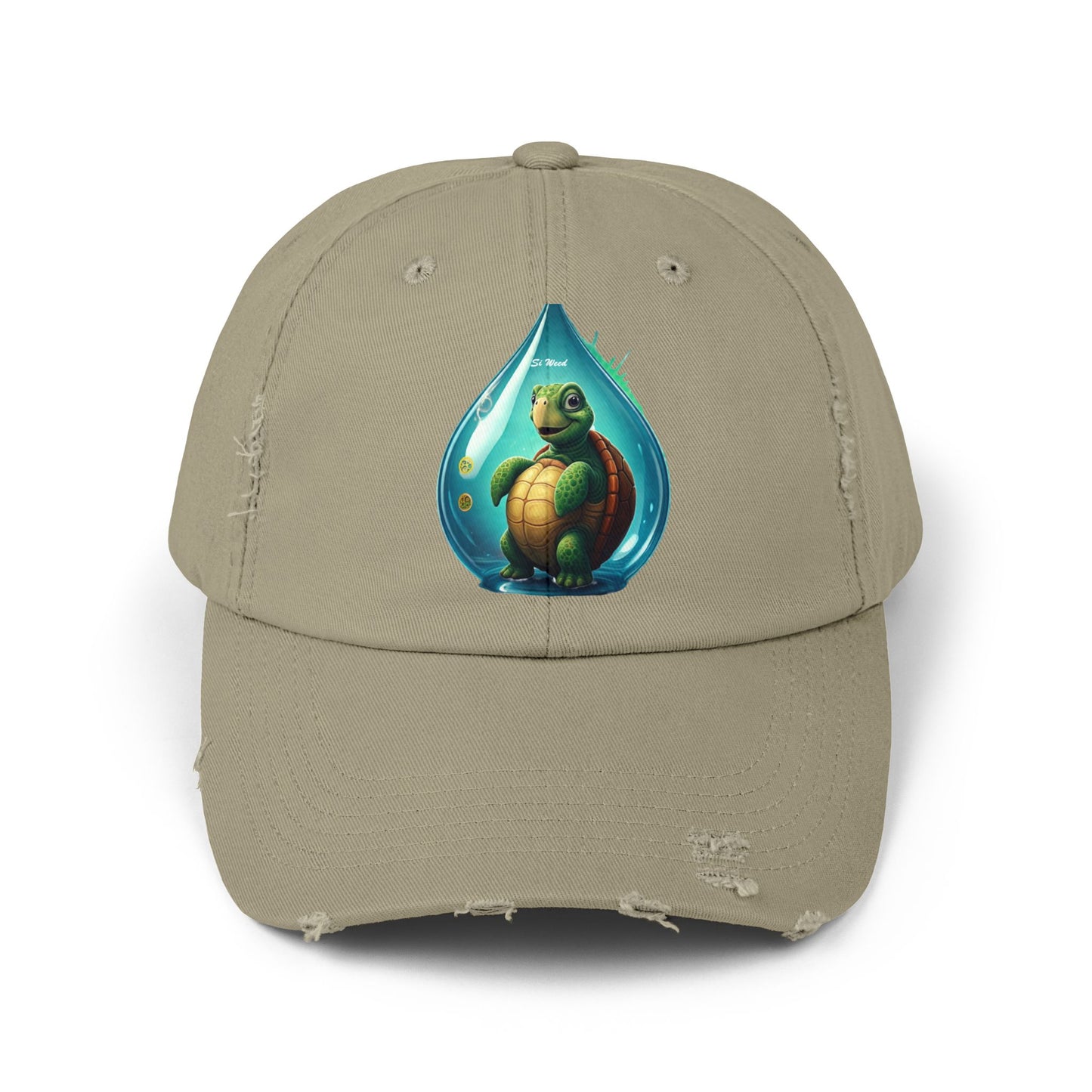 Si Weed Non 420 Edition Unisex Distressed Cap