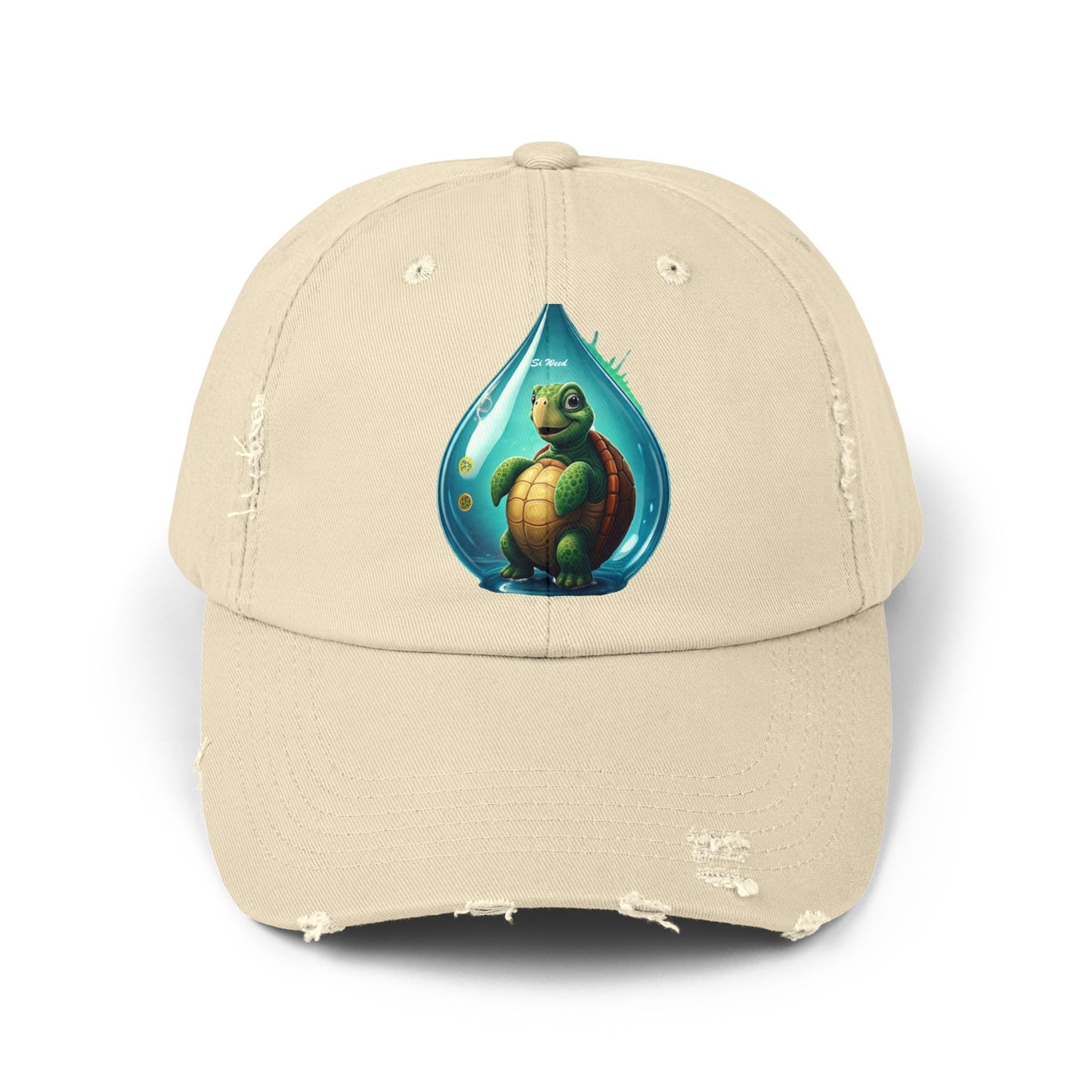 Si Weed Non 420 Edition Unisex Distressed Cap