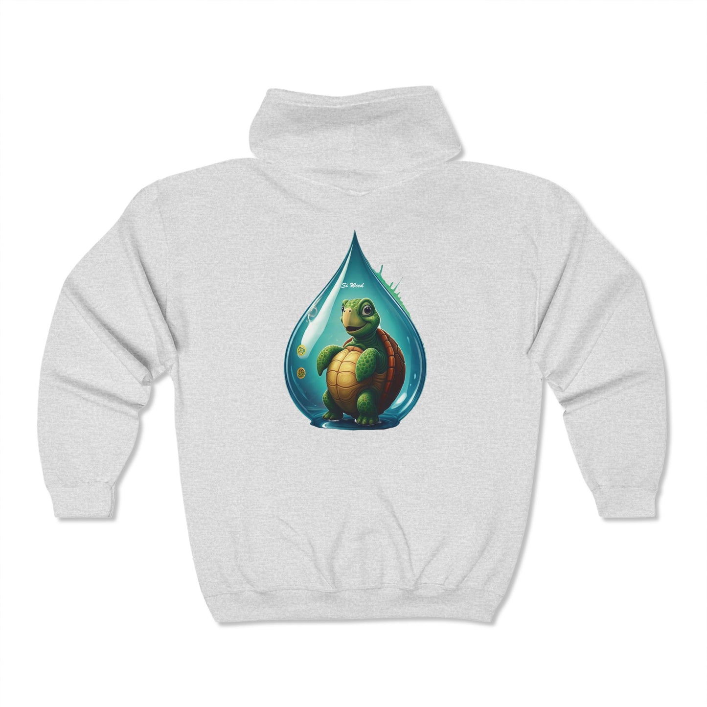 Si Weed Non 420 Edition Unisex Heavy Blend™ Full Zip Hooded Sweatshirt