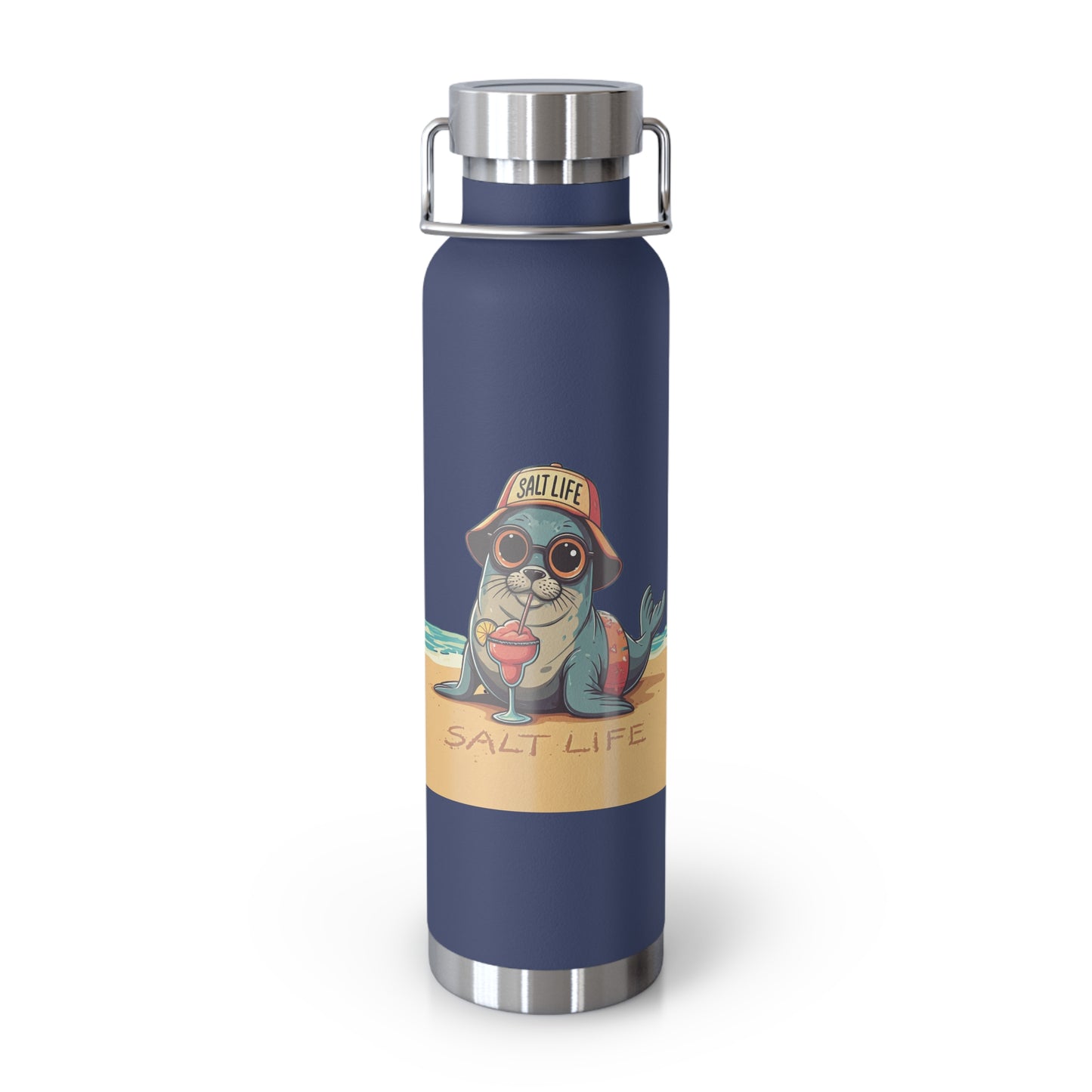 Salt Life Copper Vacuum Insulated Bottle, 22oz