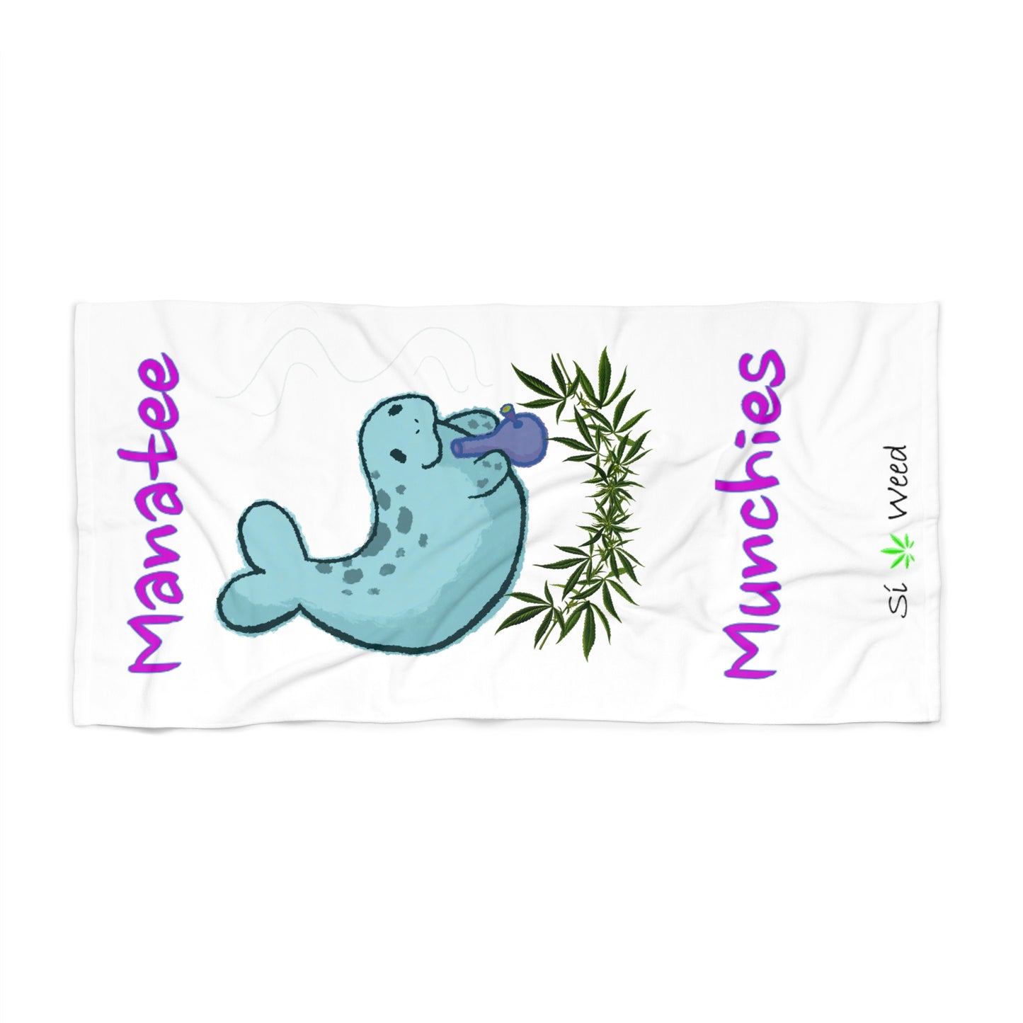 Manatee Munchies - OG Edition Beach Towel