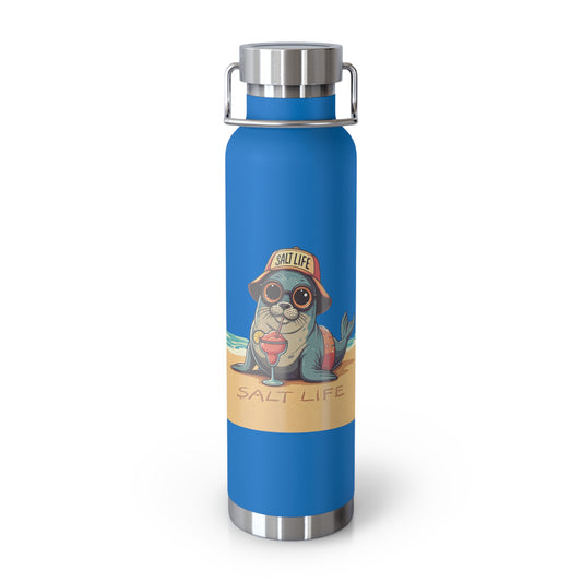 Salt Life Copper Vacuum Insulated Bottle, 22oz