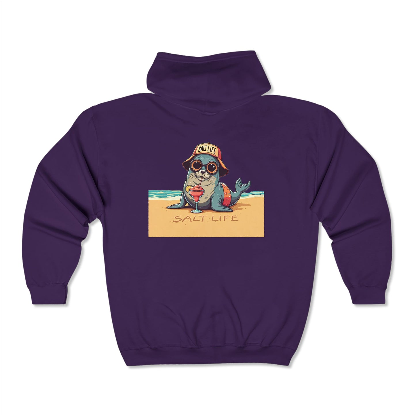 Salt Life Unisex Heavy Blend™ Full Zip Hooded Sweatshirt